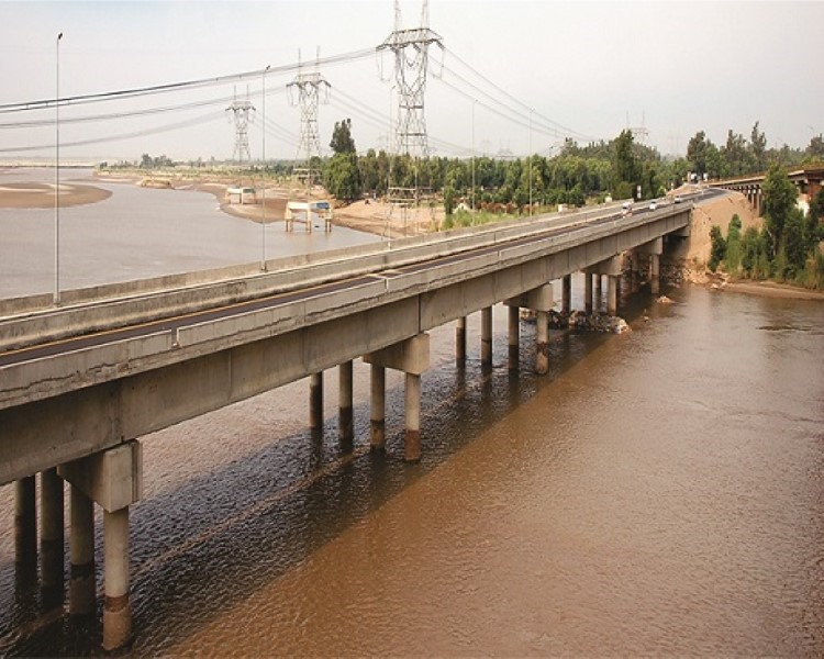 Shershah Bridge over River Chenab, Muzaffargarh